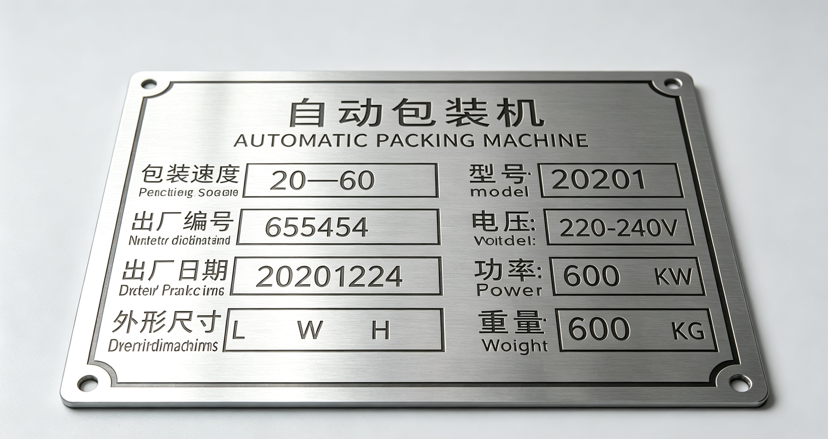 金属工件激光深度耐磨永久标识